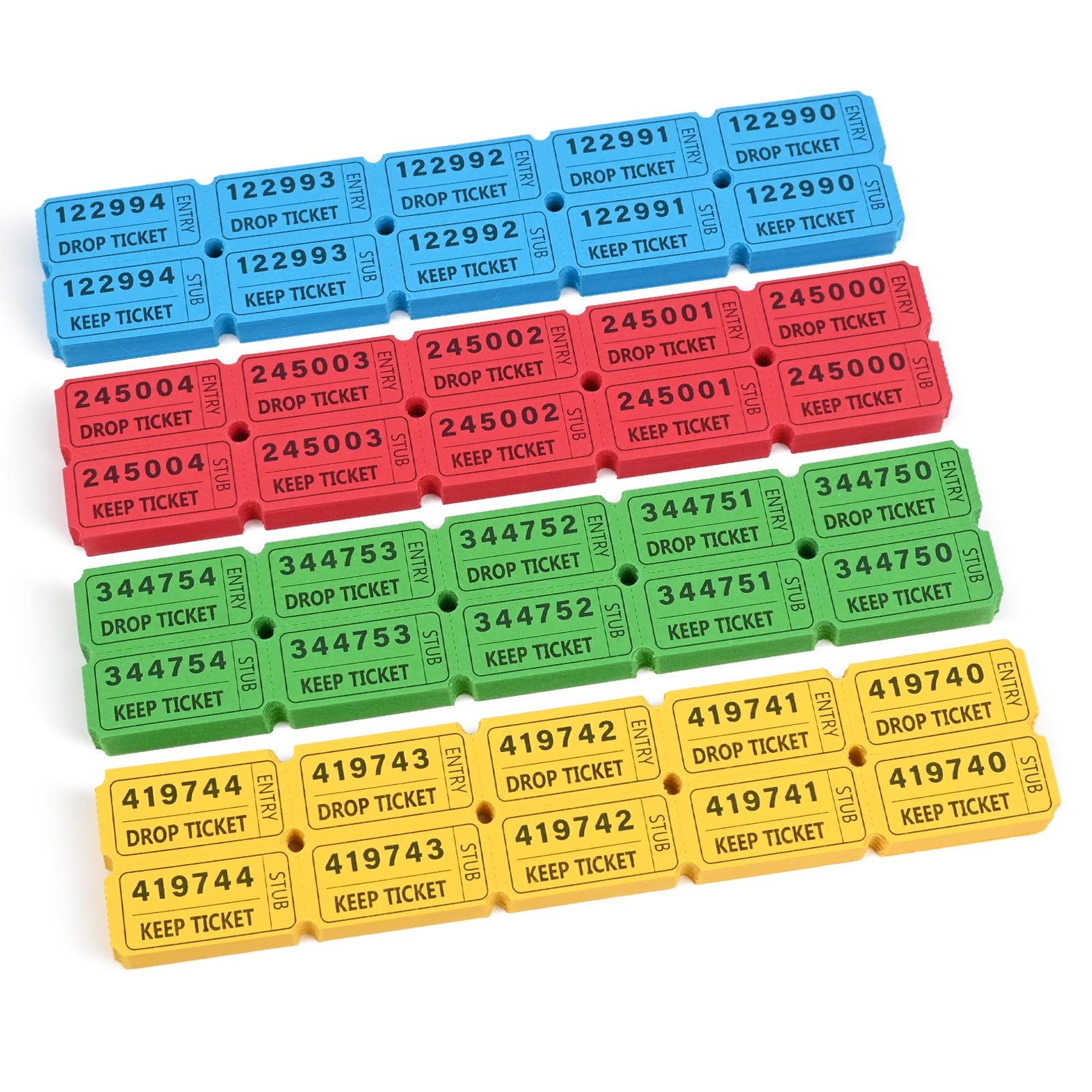 thebluetouch-2x2-raffle-tickets-total-1000-pcs-with-consecutive-numbers-in-4-colors-suitable-for-50-50-draws-party-events-prize-giveaways-carnivals-and-fundraisers